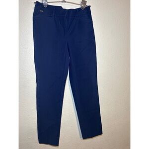 Navy Blue Slim Fit Pants